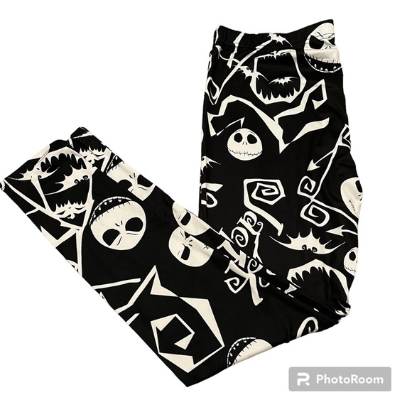 NWT Disney Nightmare before Christmas jack Skellington leggings - Picture 3 of 8